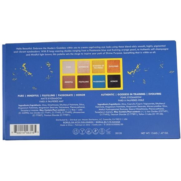 Chella Divine Purpose Eyeshadow Palette Limited Edition Makeup - Picture 3 of 5